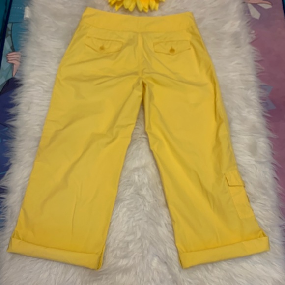 Jones New York Sport  yellow Capris - Picture 10 of 12